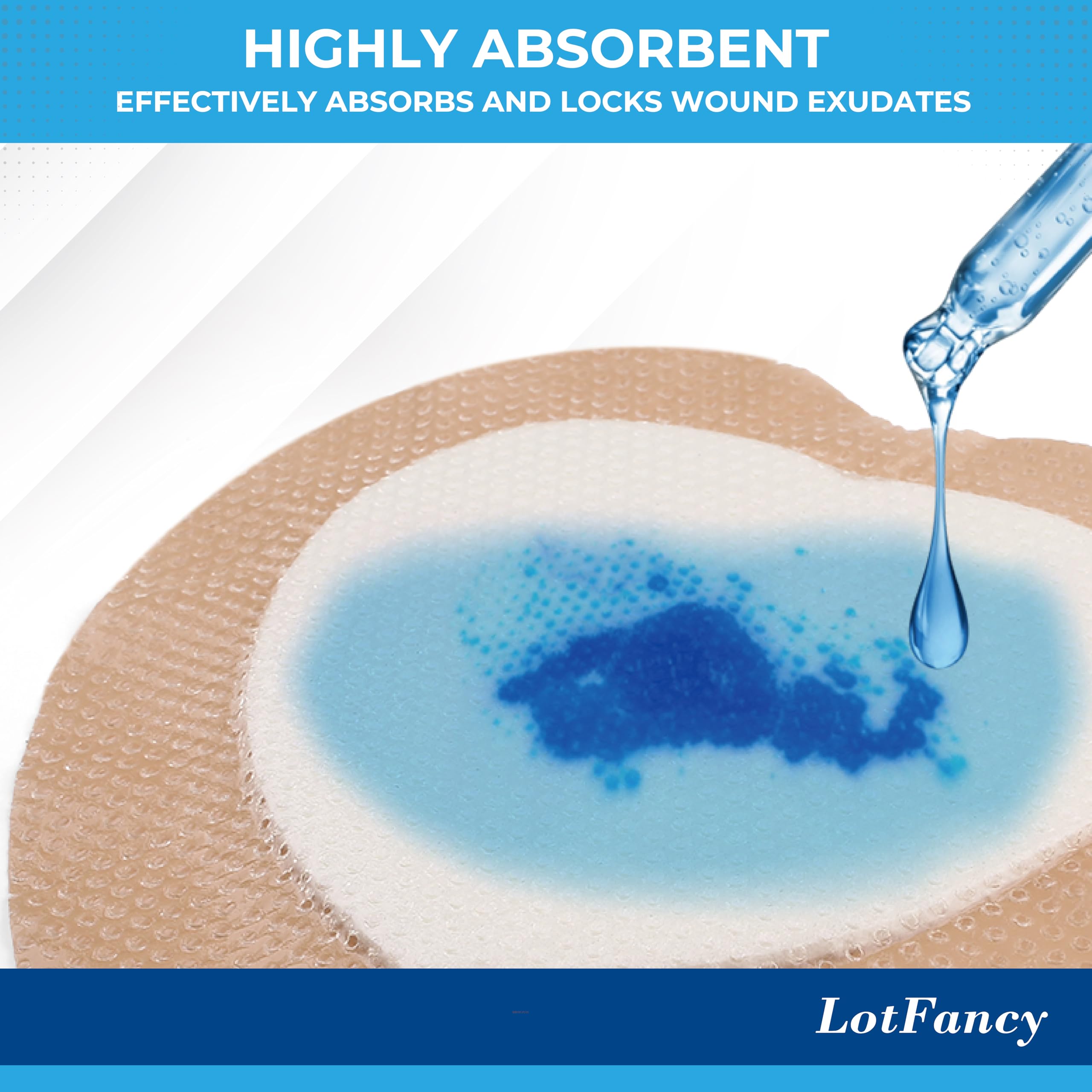 LotFancy safe latex-free design supports wounds without irritation