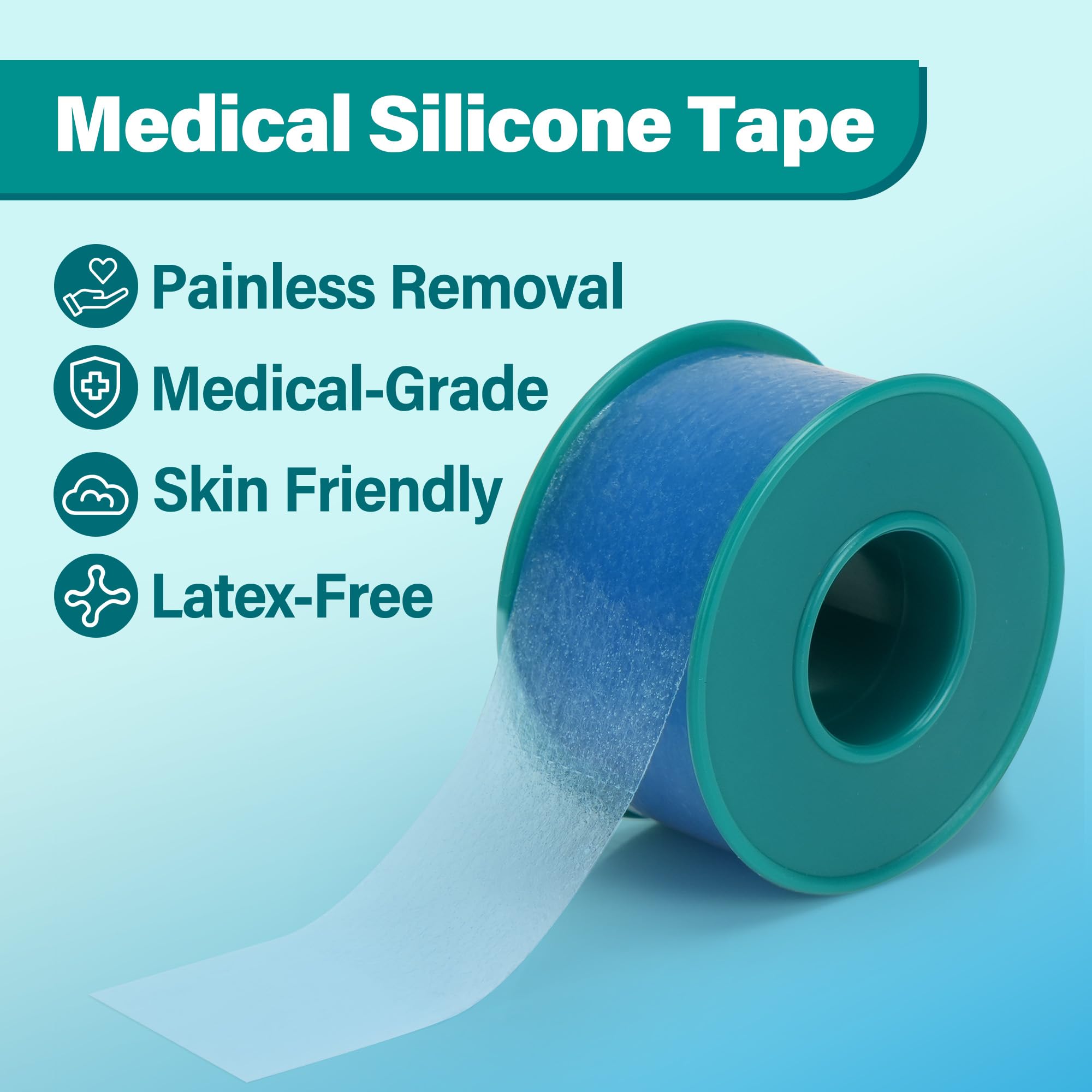 LotFancy silicone tape in travel kit for home or on-the-go first aid.