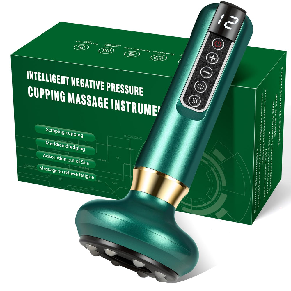 Lotpick anti-cellulite massage tool cupping on leg improves circulation.
