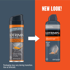Applying Lotrimin AF on feet shows even coverage across toes.