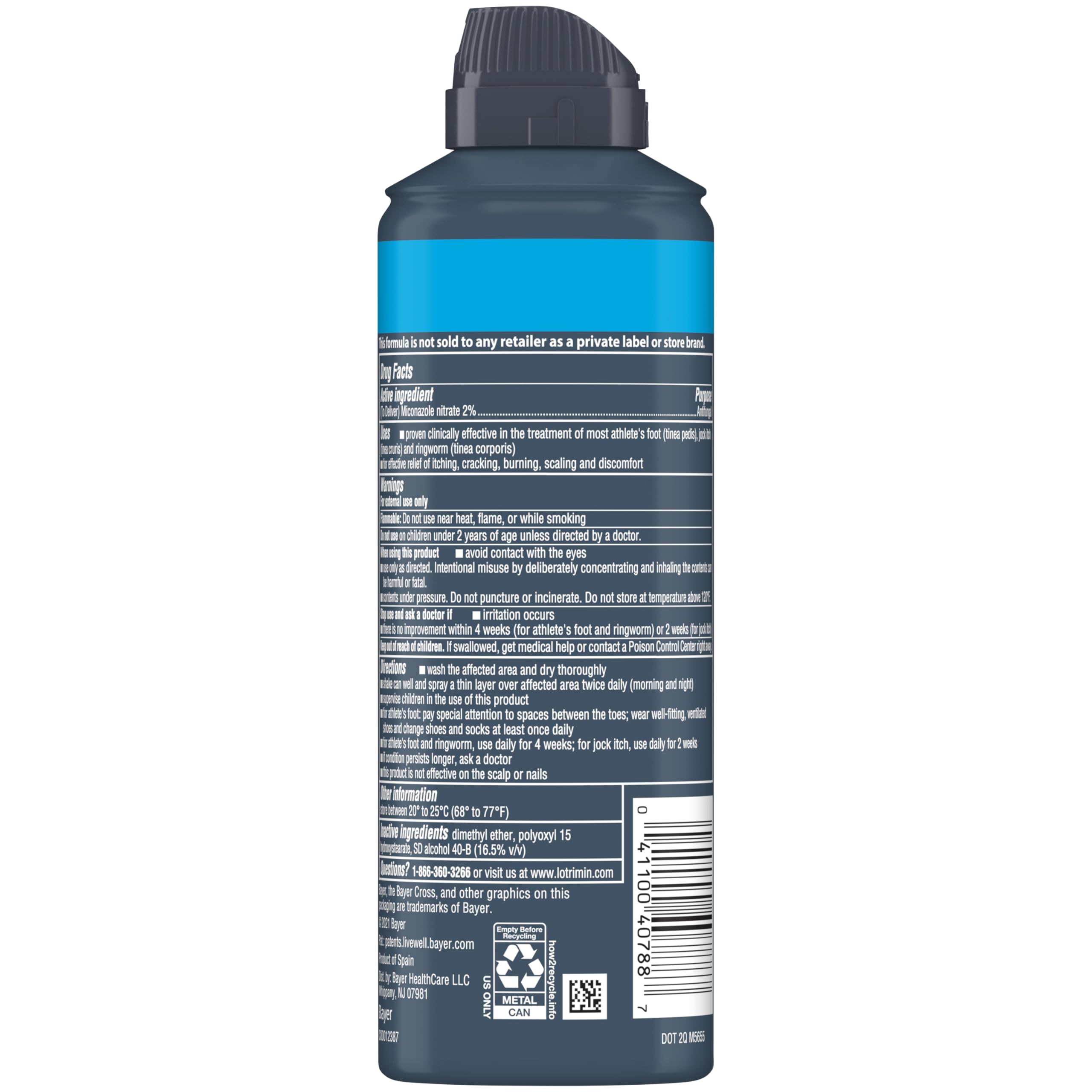 Lotrimin AF foot-care visual suggests easy, ready-to-use antifungal action.