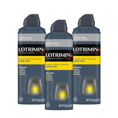 Lotrimin AF jock itch powder spray bottle top eases application