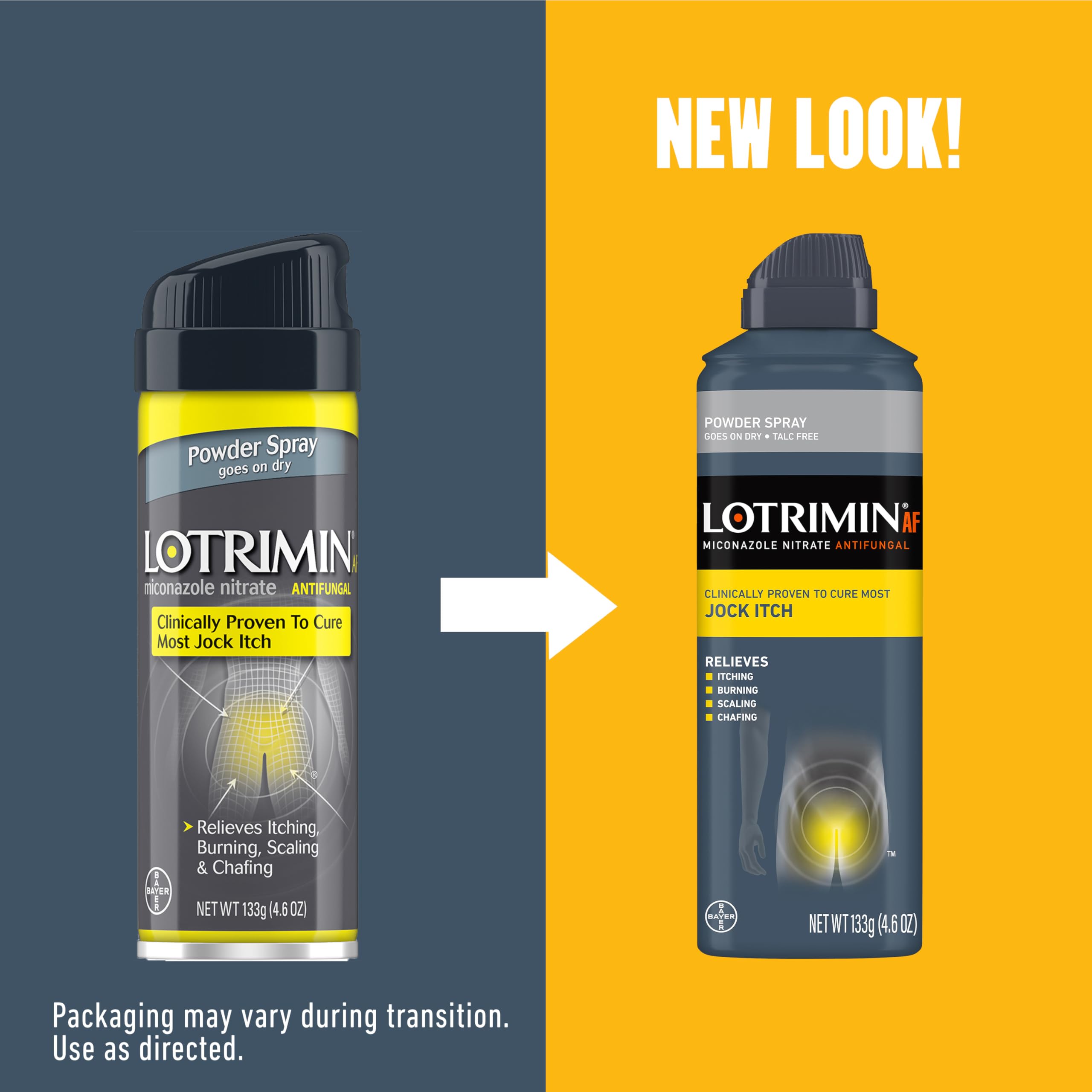 Lotrimin AF jock itch powder spray mist on groin soothes itching