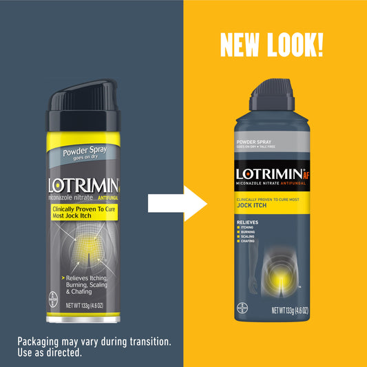 Lotrimin AF jock itch powder spray mist on groin soothes itching