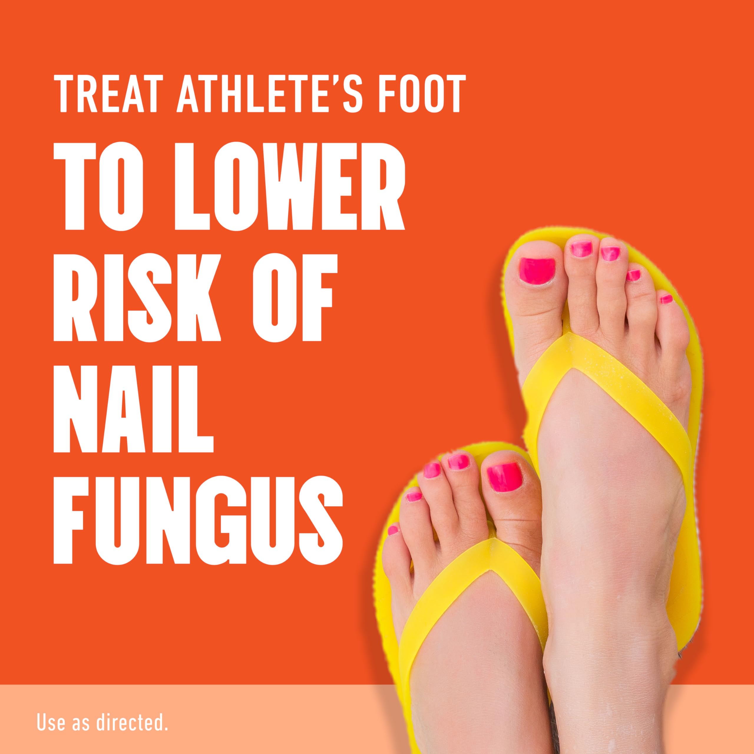 Lotrimin AF ringworm spray helps protect affected skin.