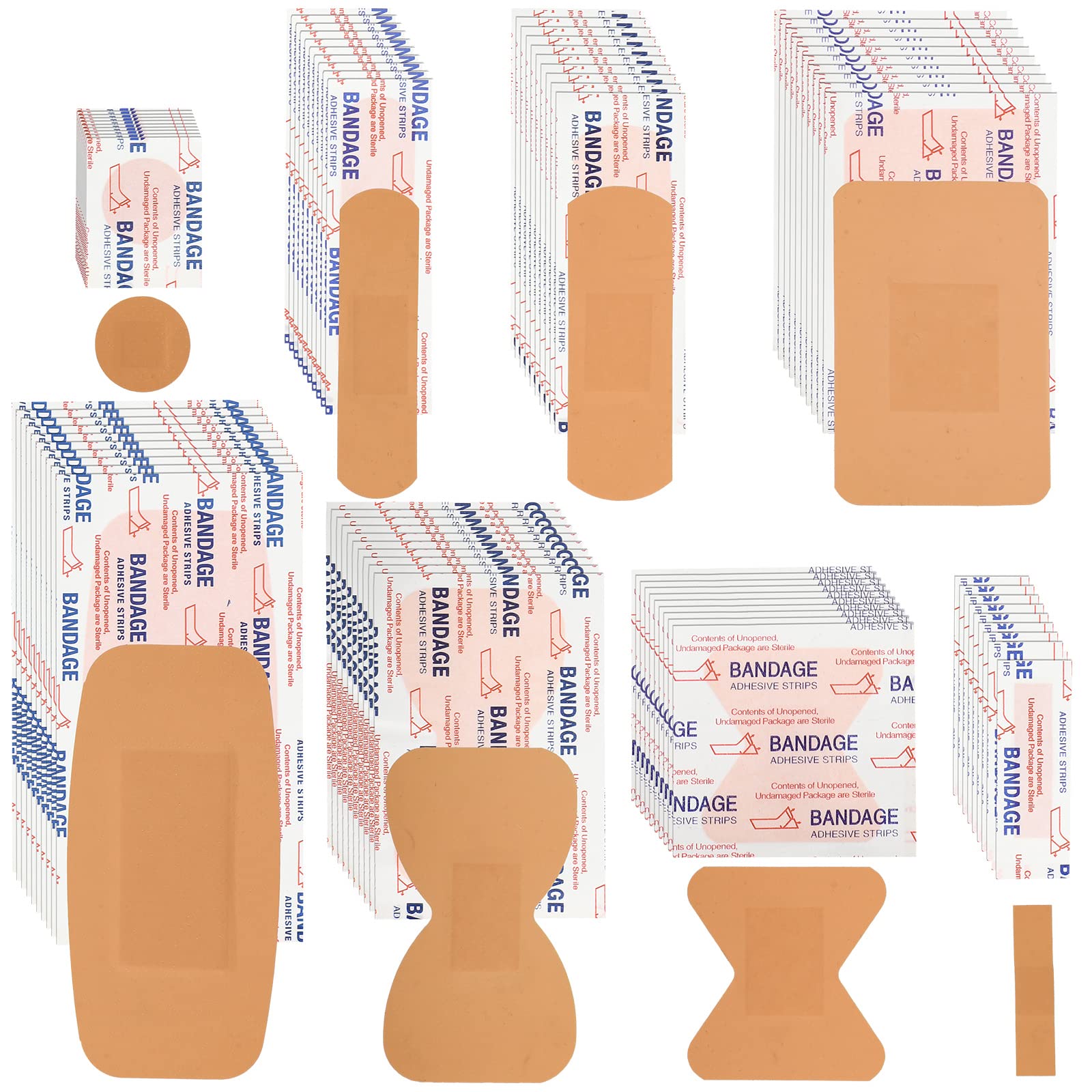 Lounsweer long-strip bandages assortment for versatile home wound care