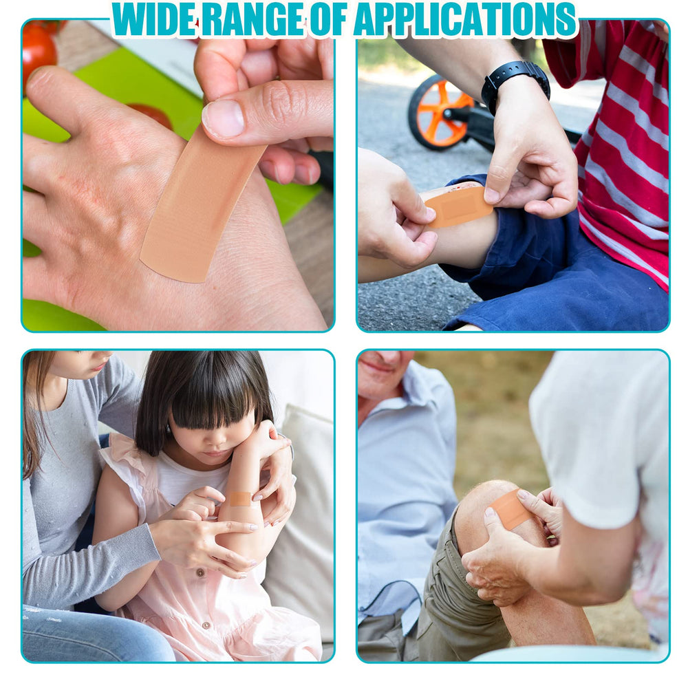 Lounsweer round bandages providing quick coverage for small wounds