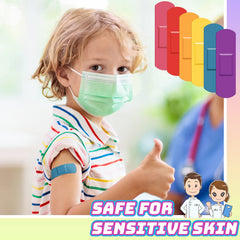 Lounsweer kids bandages sized 56 by 19 mm for small wounds.