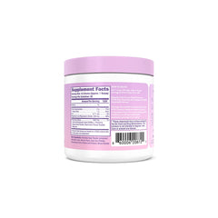 Love Sweat Fitness Sleep Boost Powder label highlights vegan, gluten-free, non-GMO ingredients