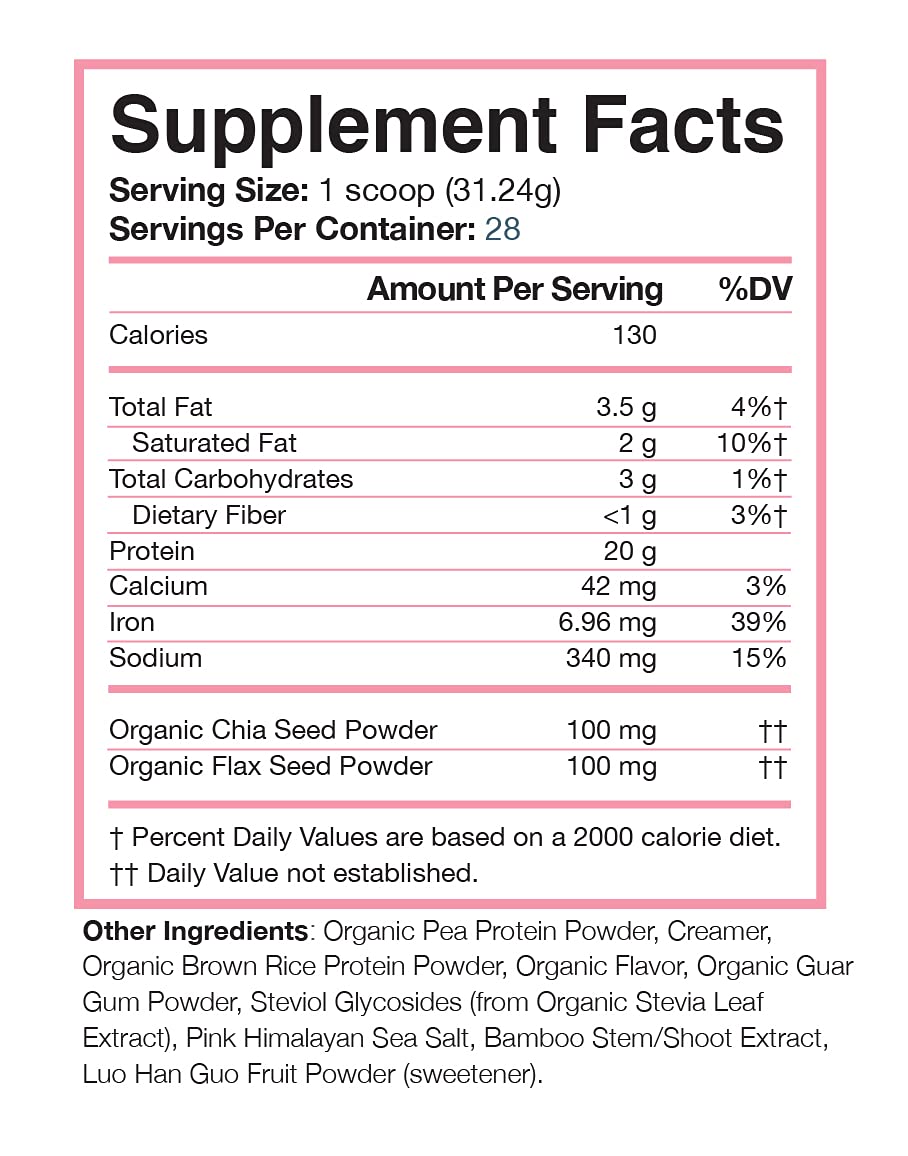 Love Sweat Fitness vanilla protein powder in a glass smoothie for energy.