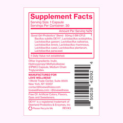 Love Wellness duo pack front view showcases complete feminine health support.
