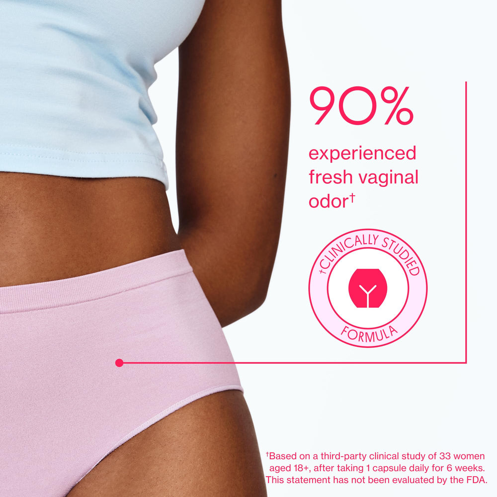Love Wellness Good Girl Probiotics gluten-free label with clear dietary compatibility.