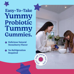 Lovebug Gummies on plate; easy daily ritual for kids.