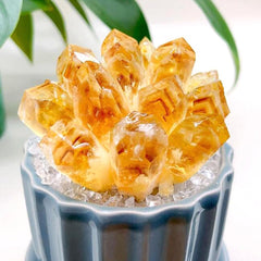 Loverain quartz cluster makes a thoughtful gift for birthdays or festivals.