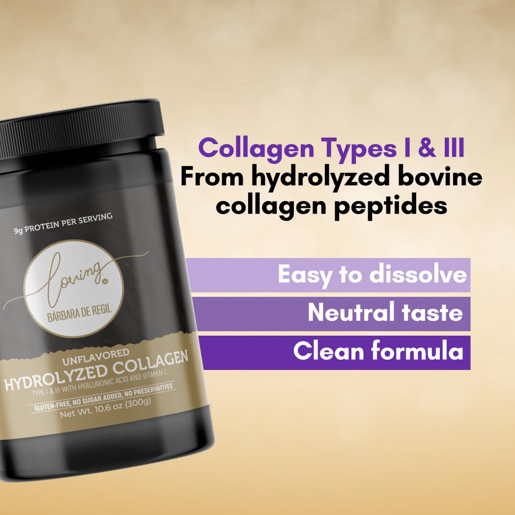 LOVING IT BÁRBARA DE REGIL hydrolyzed collagen easy absorption for better assimilation.