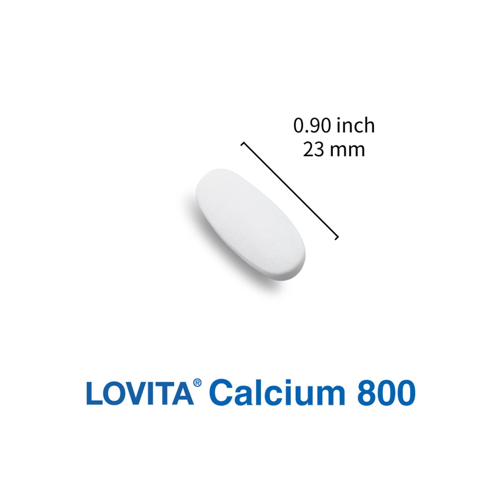 LOVITA 120 vegan tablets bottle emphasizes long-lasting supply