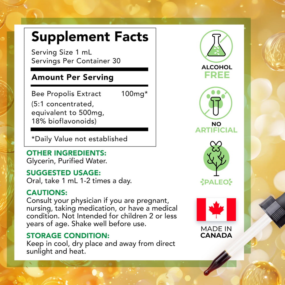 LOVITA Daily-use propolis drops fit into routines for easy wellness