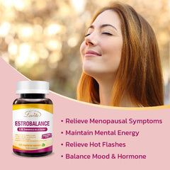 Red clover and soy isoflavones ingredients on Lovita packaging