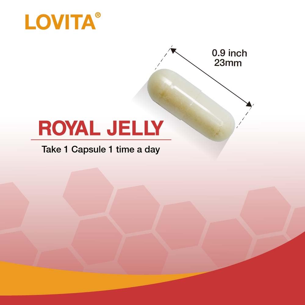 Lovita GMP-certified label on bottle ensuring quality and safety.