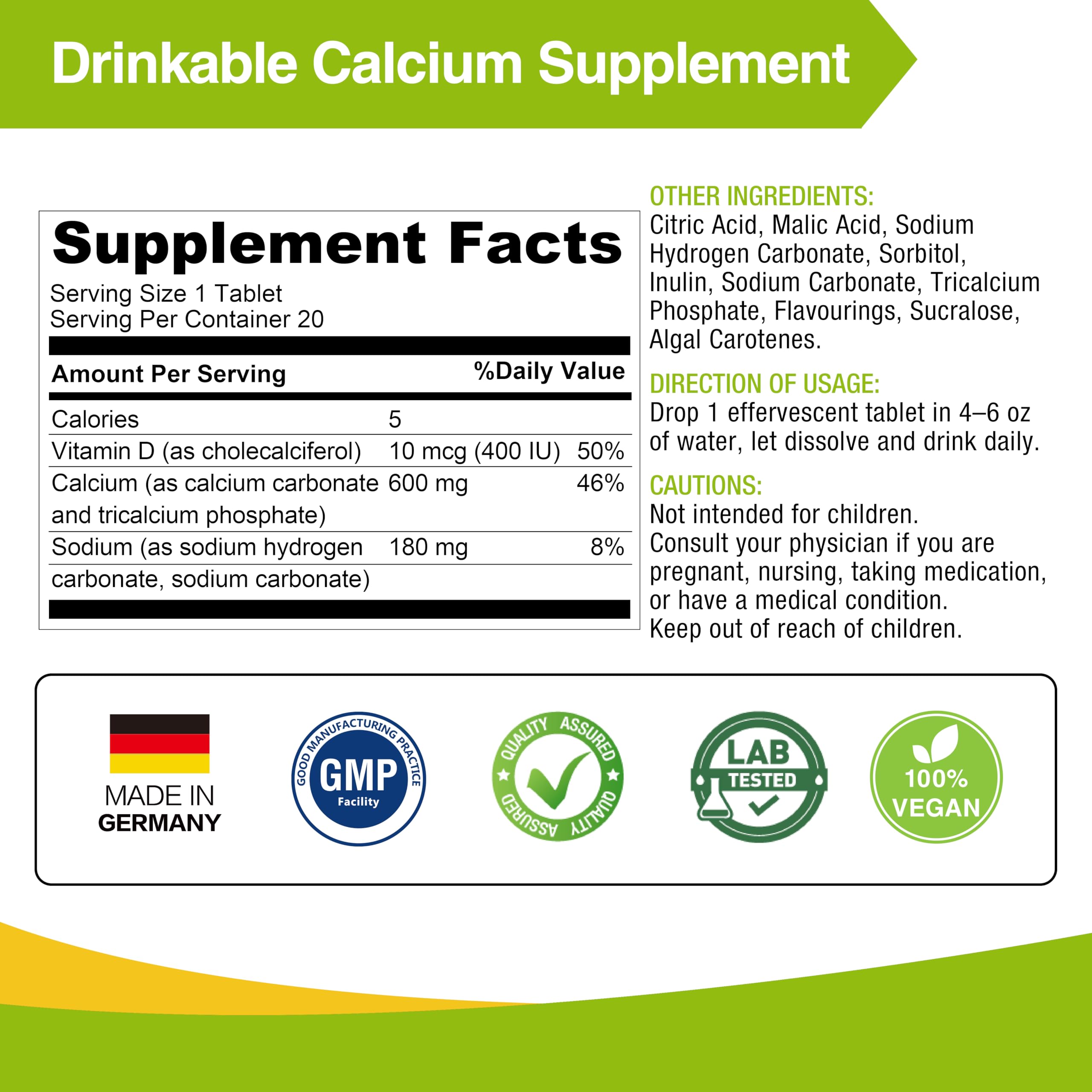 Lemon-flavored drink mix ready to brighten daily routine.