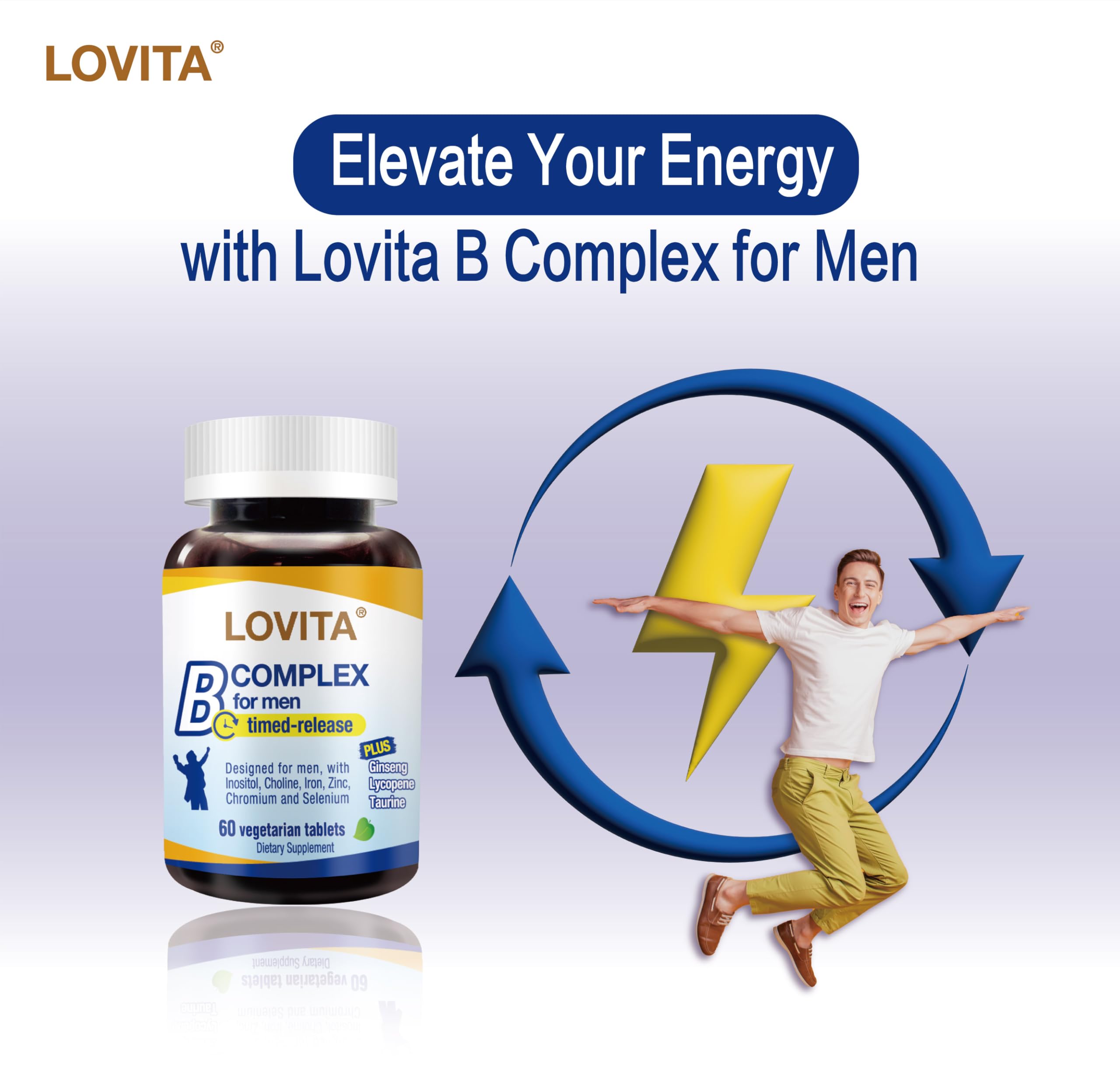 Three Lovita bottles pack shown for easy daily supplementation