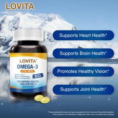 Daily use with LOVITA Omega-3 bottle supports a consistent routine