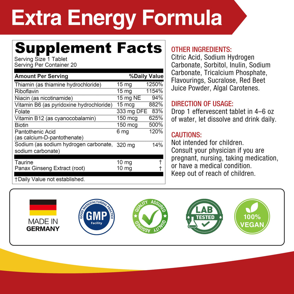 LOVITA Pack-of-6 bottles offering convenient daily energy support