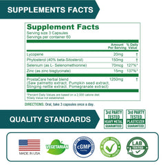 LOVITA bottle beside ingredients list highlighting quality and safety.