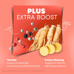 LOVITA Taurine and Ginseng-enhanced B Complex for a gentle daily lift