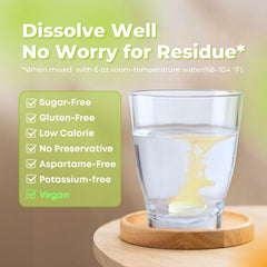 Vegan, gluten-free, sugar-free packaging label from LOVITA.