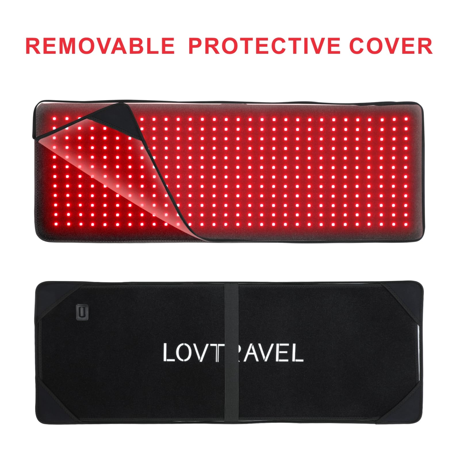 LOVTRAVEL 5-level brightness controller lets you personalize sessions.