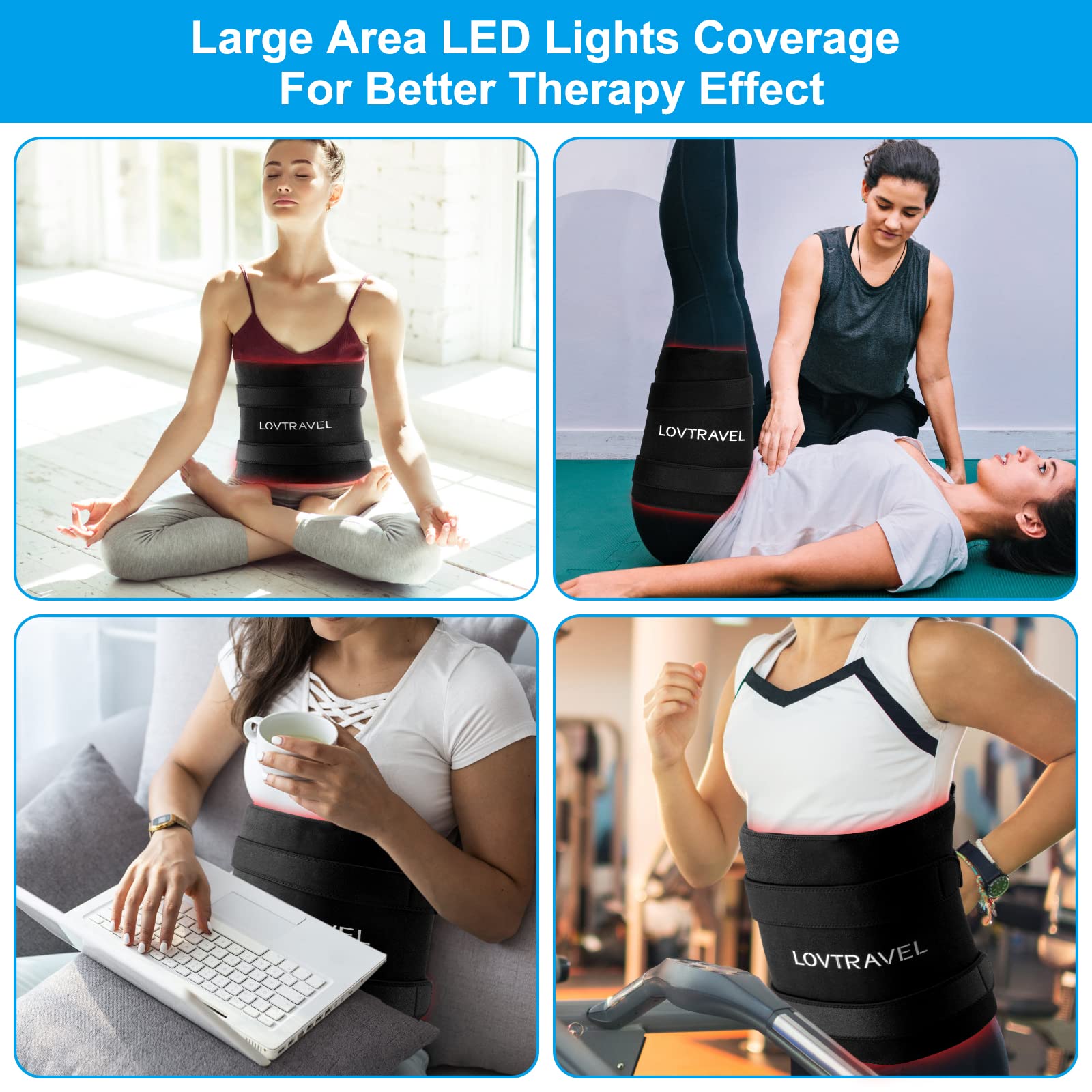 LOVTRAVEL auto timer offers 5–30 minute programmable sessions