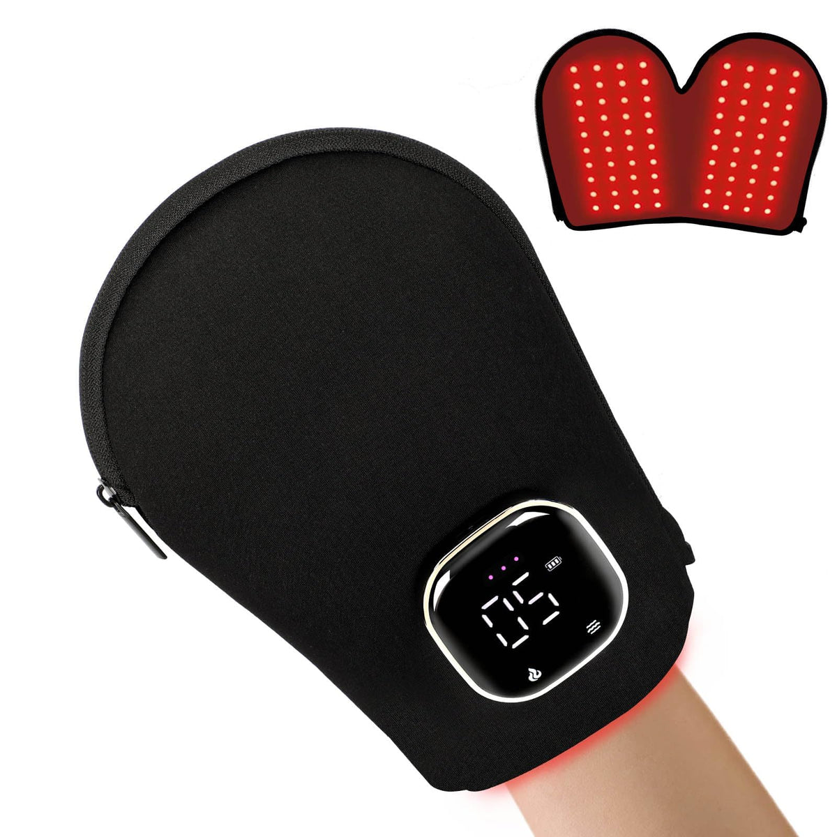 LOVTRAVEL glove top 360° coverage for comprehensive hand therapy.