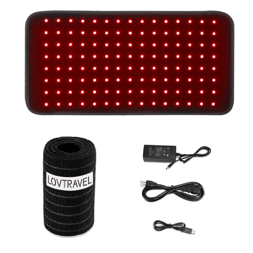 LOVTRAVEL red 660nm pad for targeted warmth and comfort