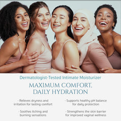 LOVV Instimoist clean-ingredients panel reassures consumers about skin-friendly formula.