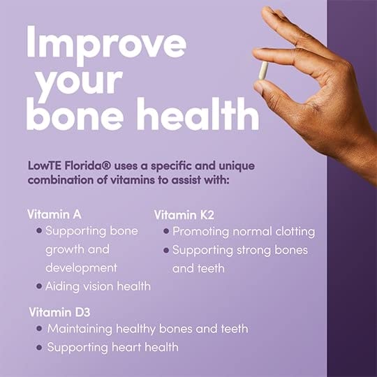 LowTE Florida ADK5 vitamin D3 capsule for bone and immune health.