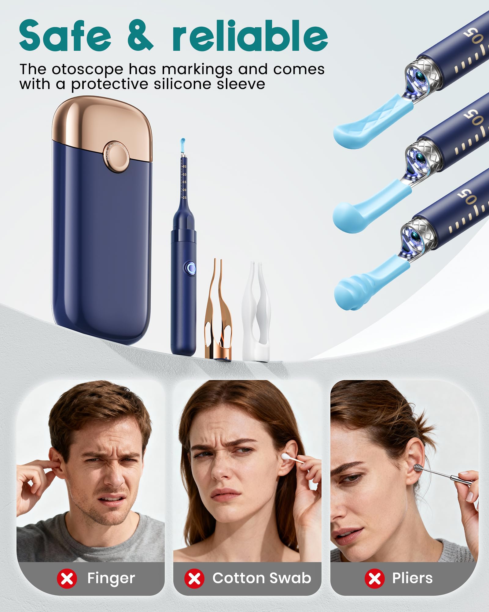 Loyker silicone-tipped tweezers reduce slipping for safer extraction.