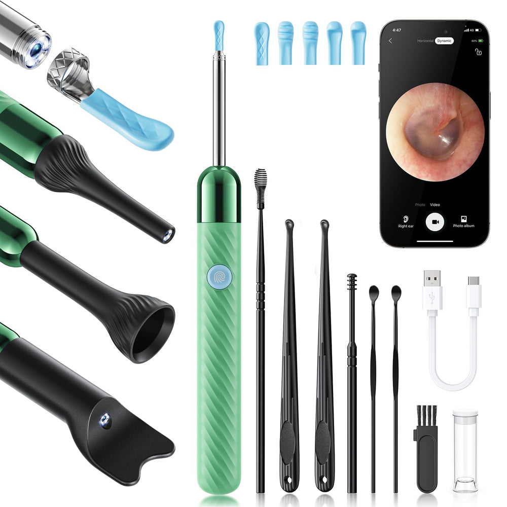 Loyker X6 ear cleaner with soft spoons for gentle wax removal