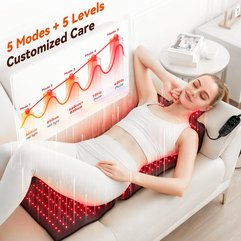 LPKP dual-wavelength red light with 660nm and 850nm for versatile sessions