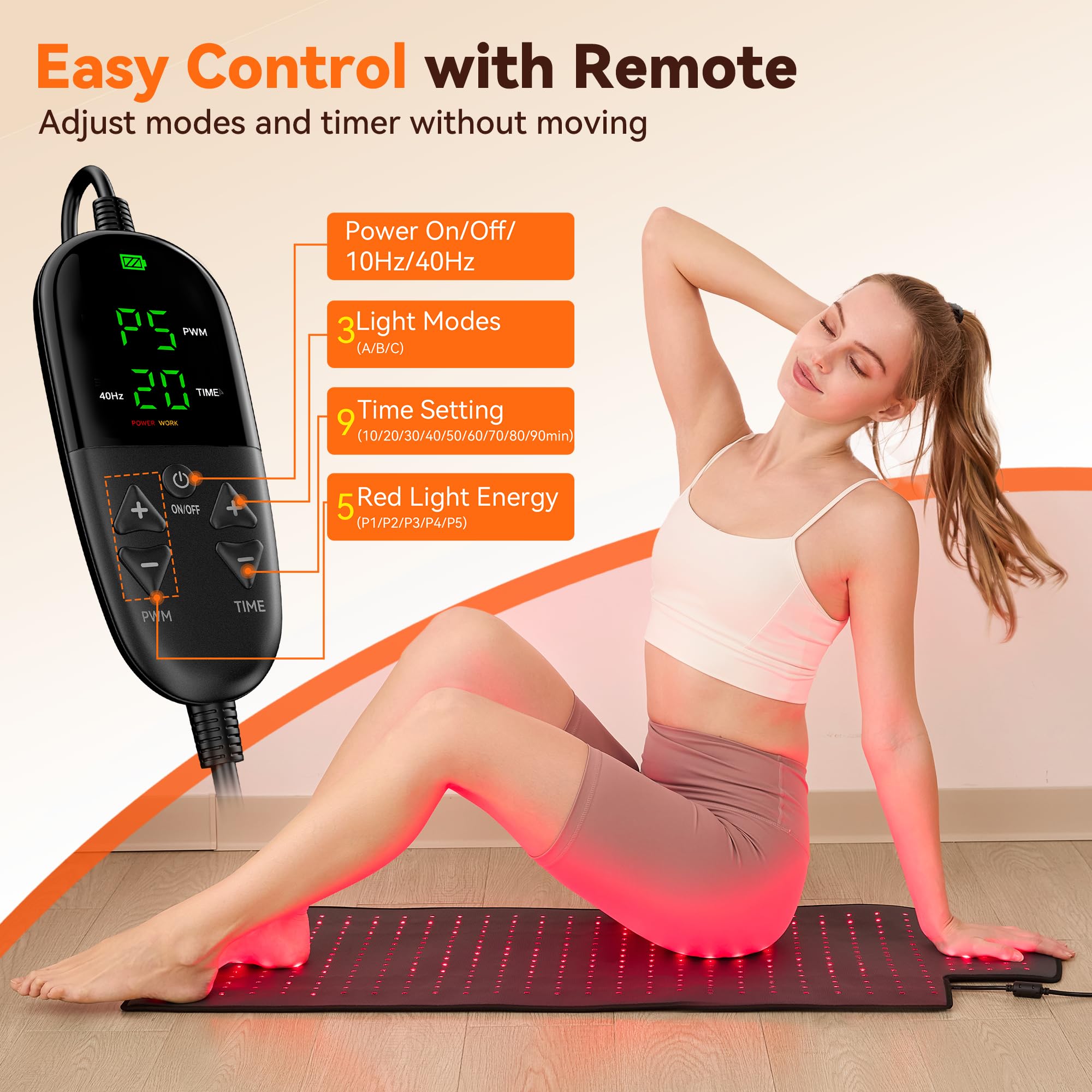 LPKP soft, flexible material contours to the body for comfort
