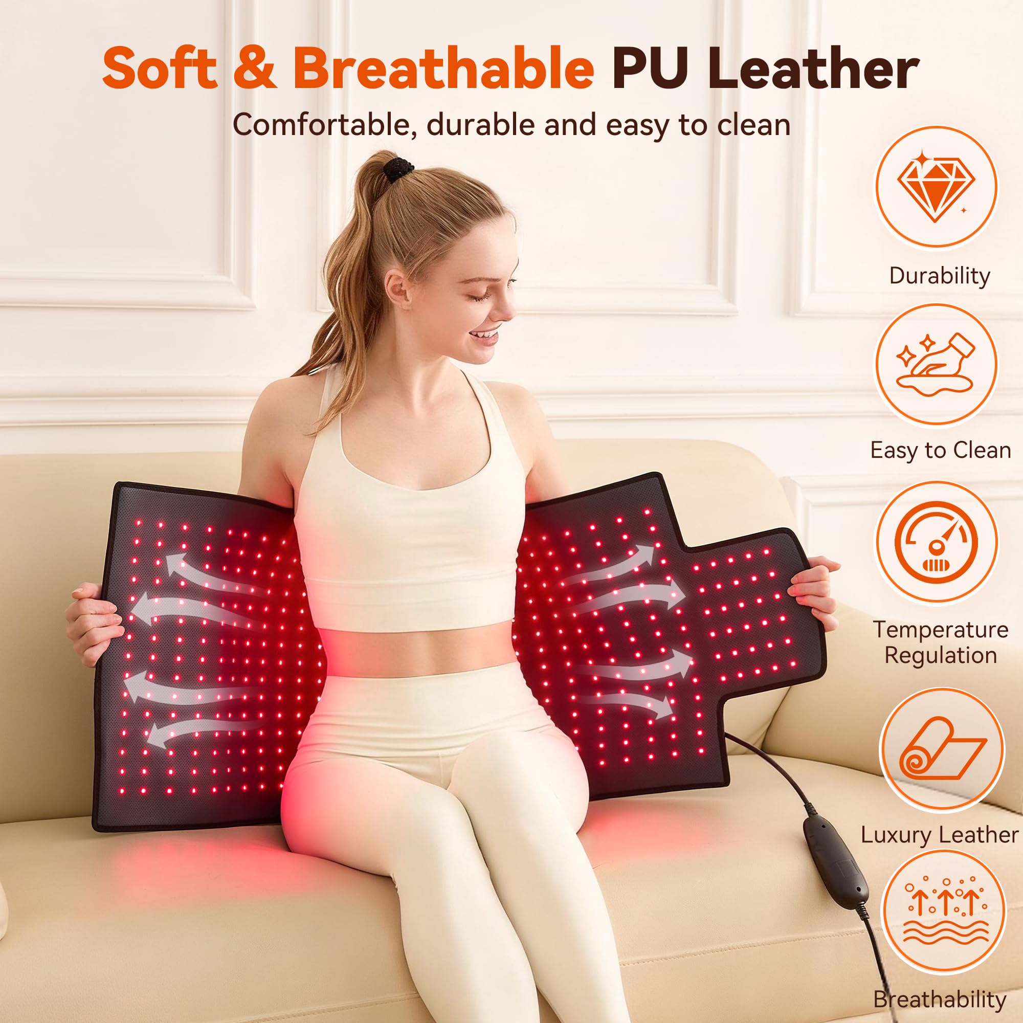 LPKP waterproof, easy-clean outer cover supports hygiene
