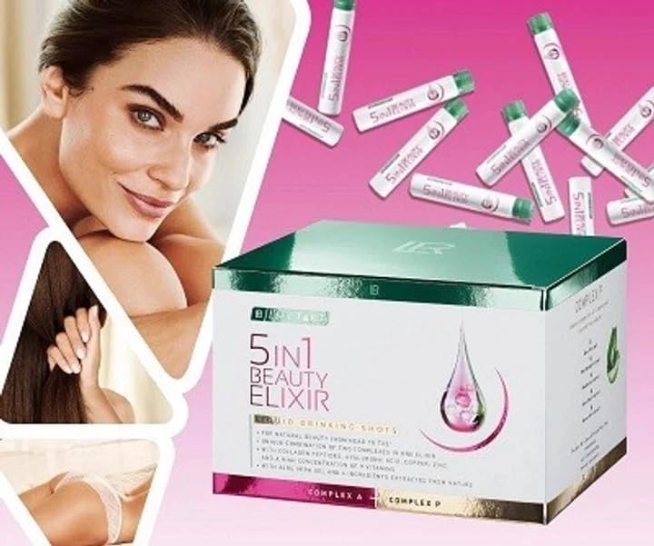LR Health & Beauty Lifetakt Elixir woman applying daily routine.