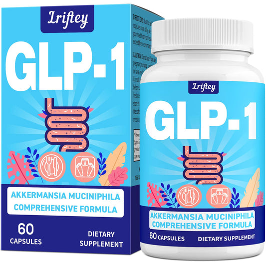 Lriftey GLP-1 supplement bottle for daily wellness support.