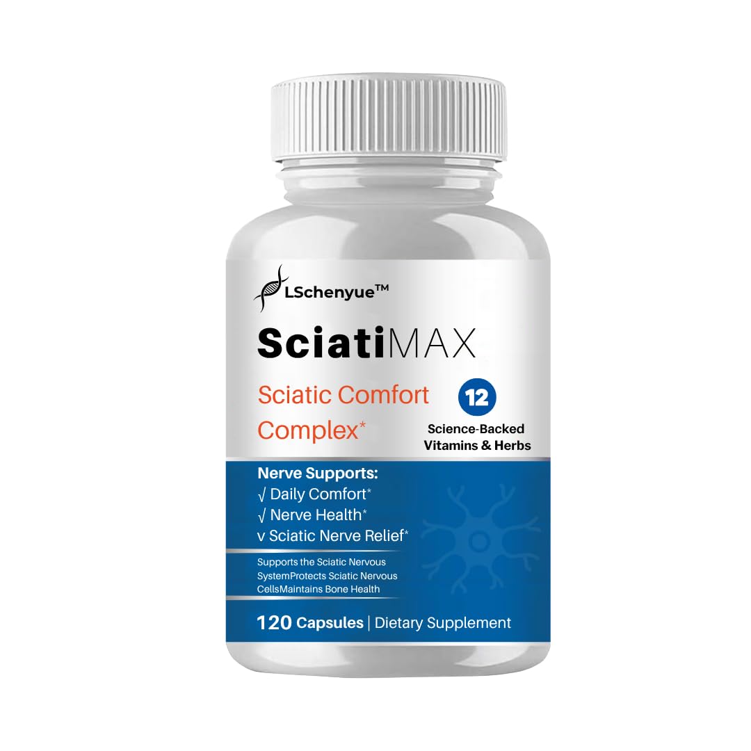 LSchenyue sciatic relief bottle top view for easy daily use