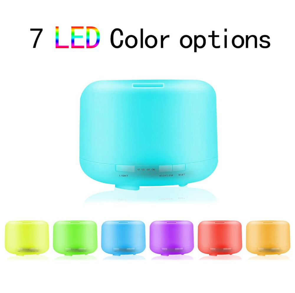 LSLCQW diffuser with continuous and intermittent modes for customizable ambiance.