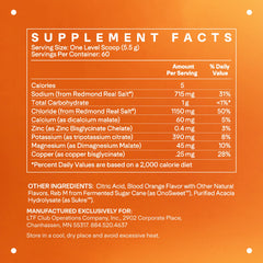 LTH Hydrate powder-dispense highlights easy scoops for consistent hydration during workouts