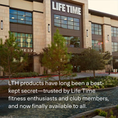 LTH Pump pre-workout scoop highlighted for consistent dosing during workouts.