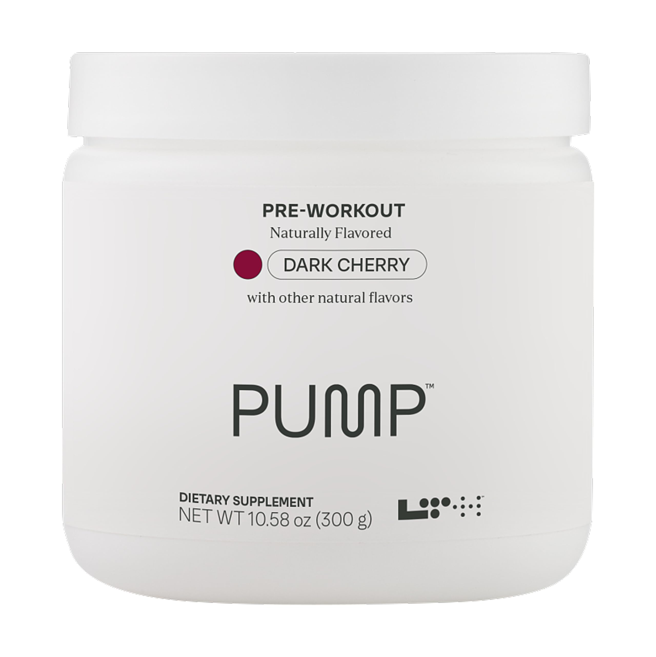 LTH Pump pre-workout tub ready for mixing, supports focused energy and endurance potential.
