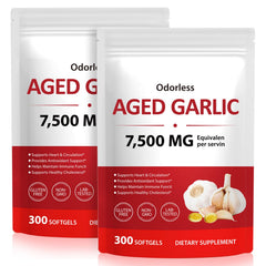 LTQXGT Garlic Softgels bottle showcasing odor-controlled formula for daily use.