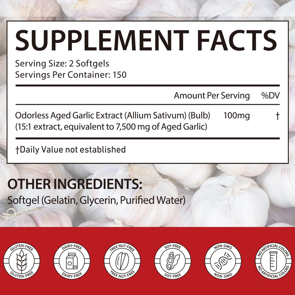 LTQXGT Odor-controlled Softgels pour highlights discreet, easy-to-take garlic supplement.